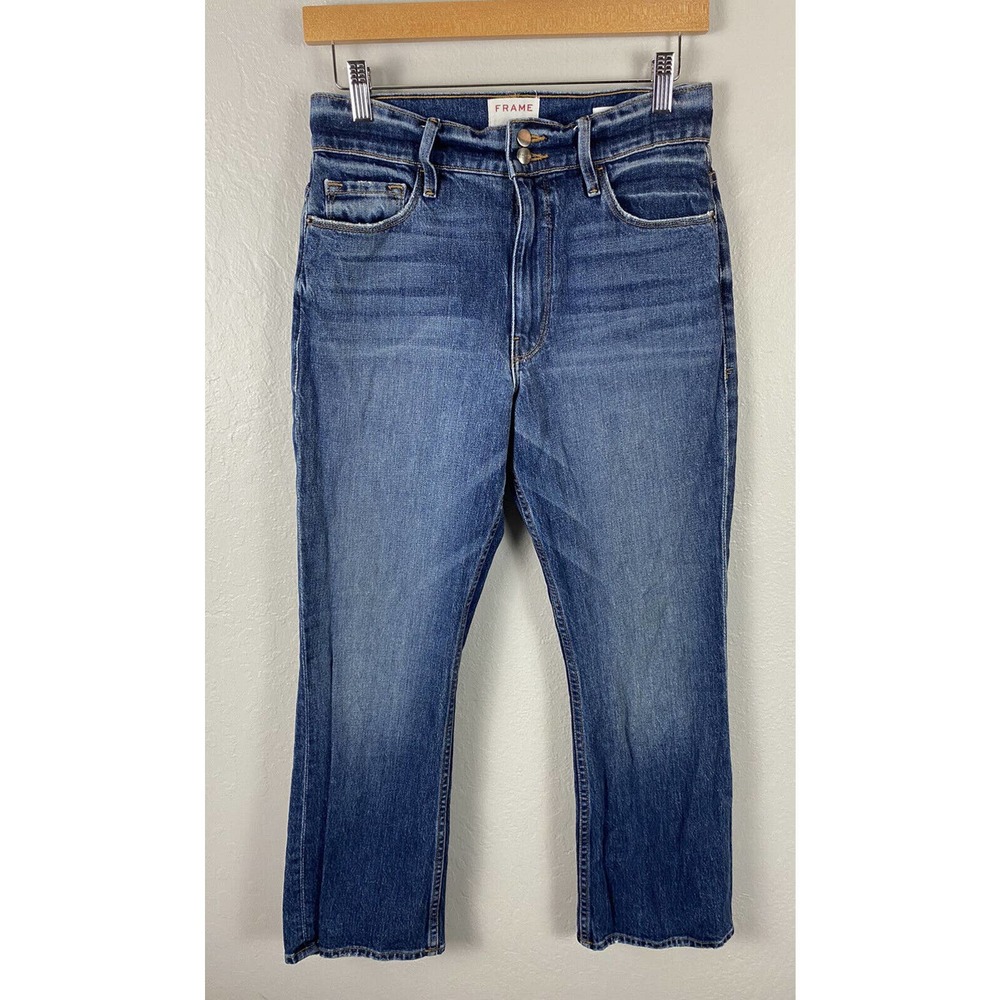 Frame Denim Size 27 Heritage Le Sylvie Kick Boot Jeans High Rise